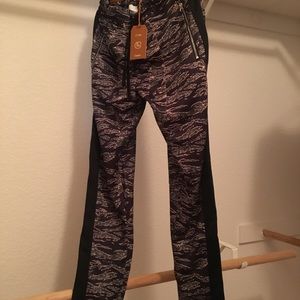 Crysp Denim Track Pants